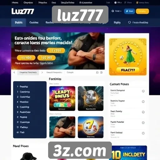 Review das interfaces e usabilidade do site luz777